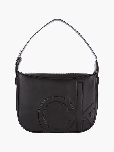 Calvin Klein Táskák & Kiegészítők HU033705 | Calvin Klein Faux Bőr Női Válltáska Fekete